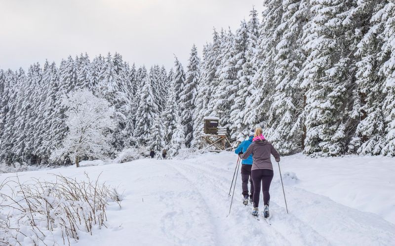 skiing in Austria