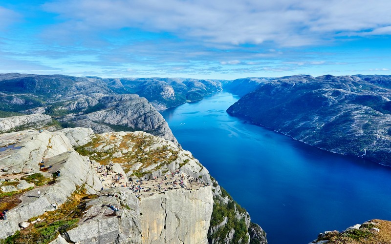 Preikestolen forsand Norway