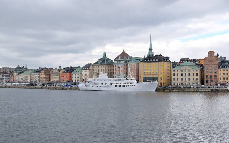 Water body near buildings in Stockholm.