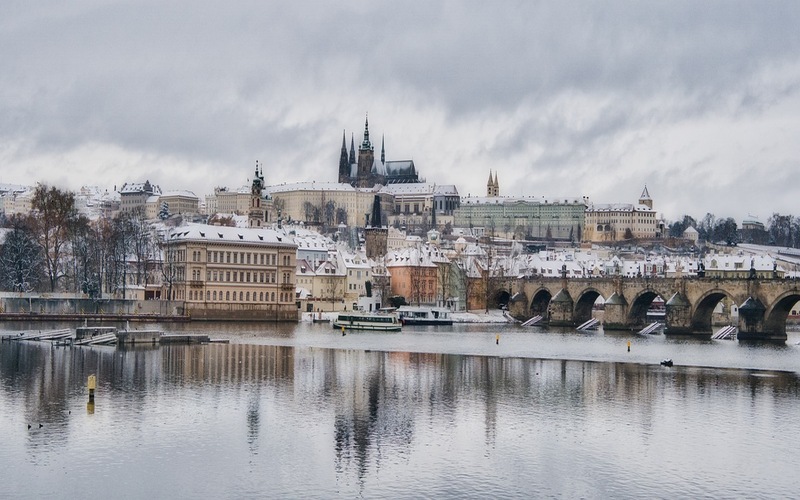 Prague City Winter